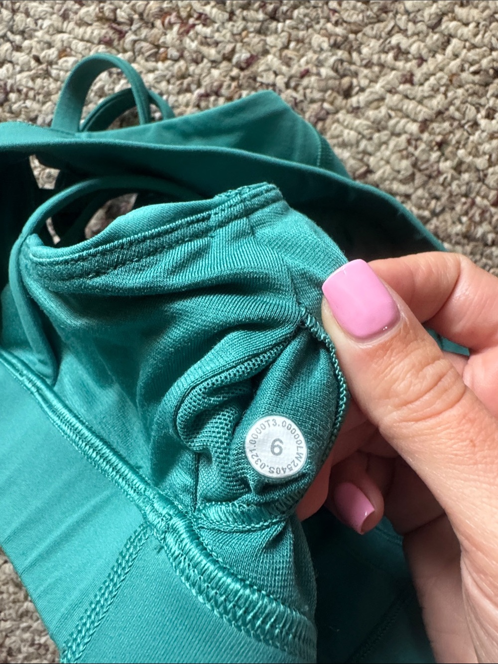 LULULEMON— Size 6 sports bra - Picture 3 of 3